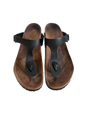 Birkenstock Gizeh Black Thong Sandals Size 40 ( 9-9.5 )